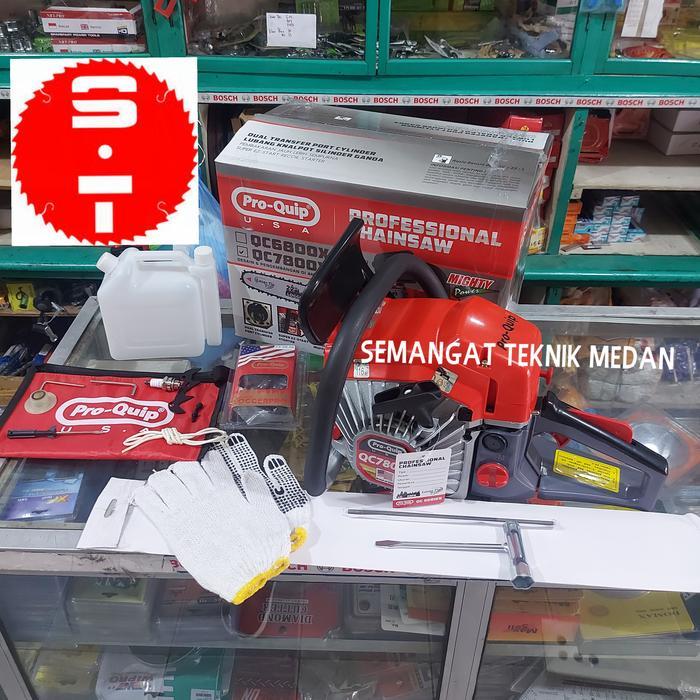 QC7800X MESIN CHAINSAW GERGAJI POTONG KAYU 25" 25 " PROQUIP QC 7800 X