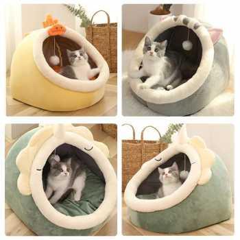 Tempat Tidur Kucing Anjing Hewan Kandang Kucing Unik Lucu Alas Tidur