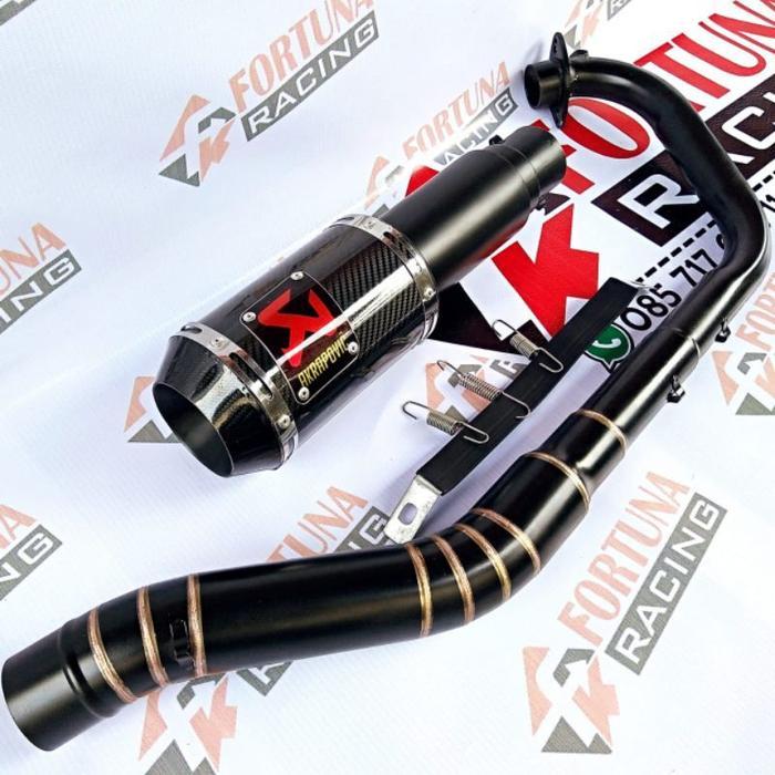 Knalpot Racing Akrapovic Doff For Satria Fu