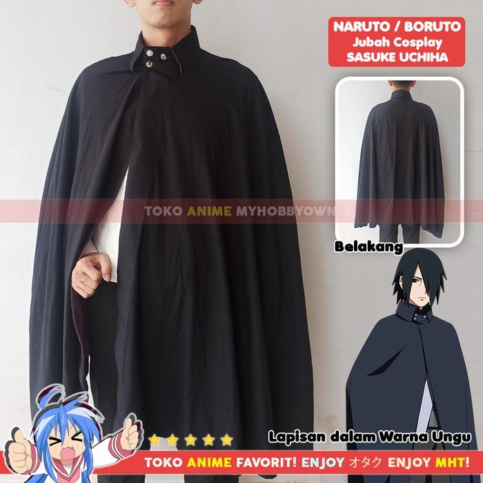 Terlaris Jubah Uchiha Sasuke Kostum Cosplay Anime Boruto Naruto Next Generation Best Quality