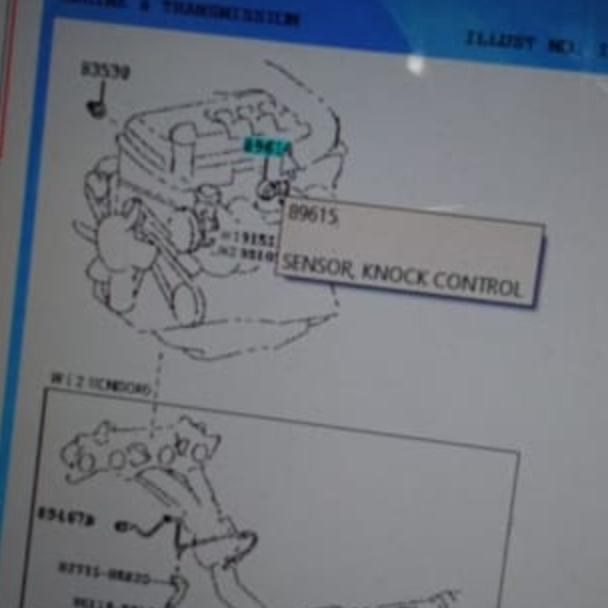 Sensor knok knock sensor Toyota innova Hilux Fortuner newww