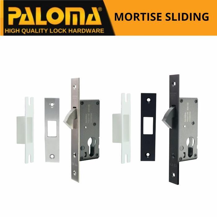 PALOMA MLP 3312 MLP 3318 Mortise Lock Kunci Pintu Lockcase Badan Body Kunci Geser Sliding 3" inch