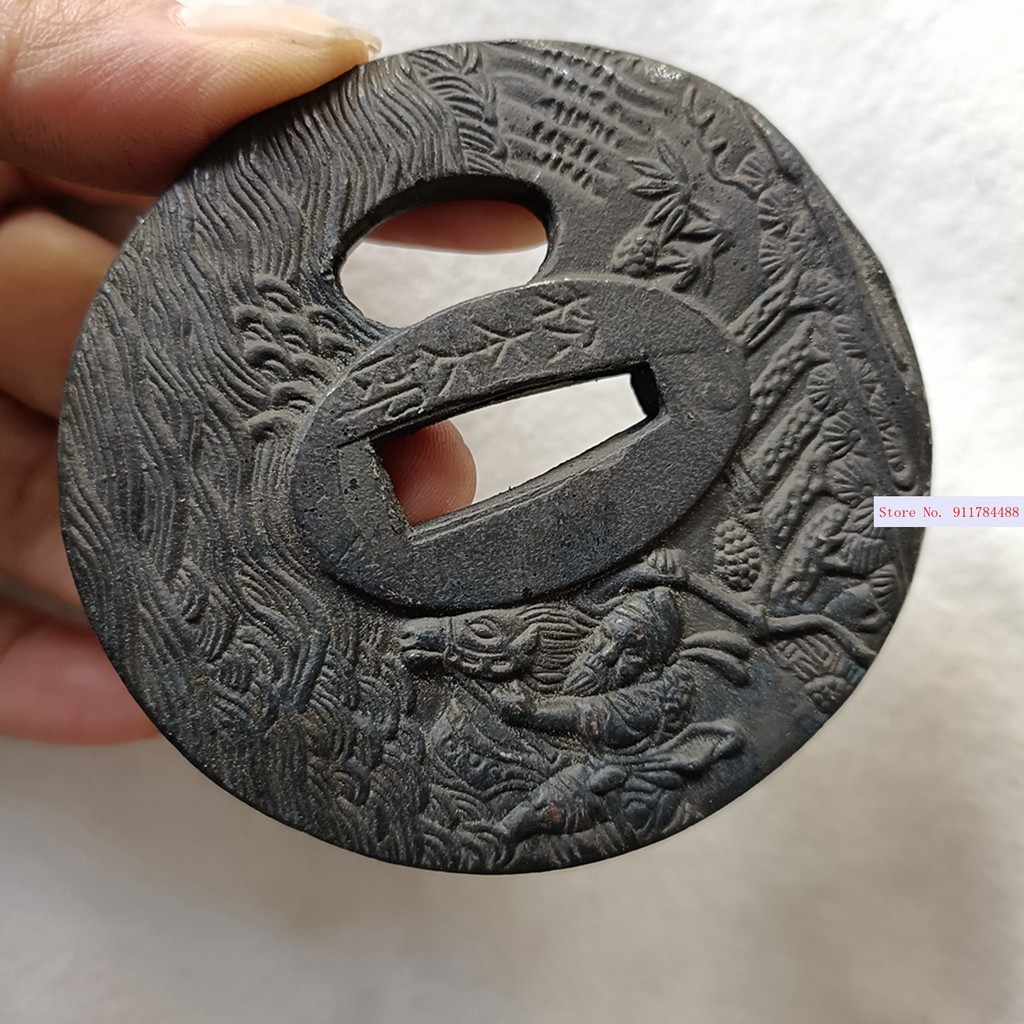 High Quality Suit iron Generals Horse Tsuba for Japanese Sword Katana Sabre Wakizashi Tanto Fittings