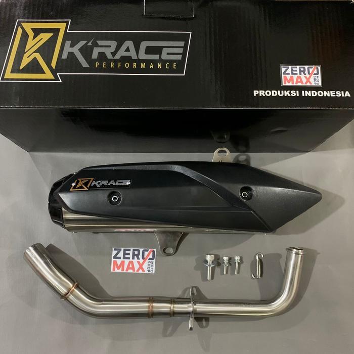 Knalpot K RACE KRACE Standar Racing Stainless Yamaha LEXI 125