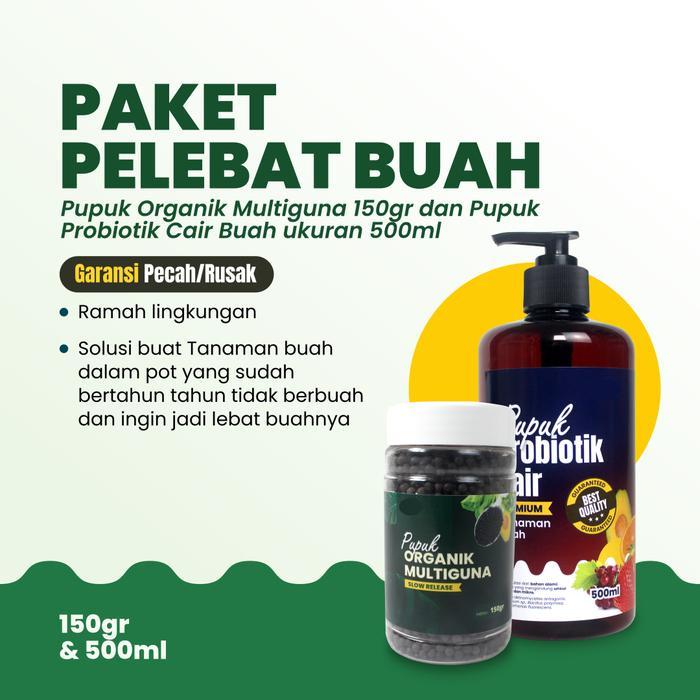 Nimira_Amira Planteria - Pupuk Buah Organik Cair + Booster Pelebat Buah Tanaman Alami Npk Sprayer