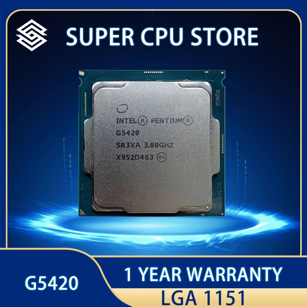 . Intel Pentium G5420 Processor 4M 54W 58W 3.8 Ghz Dual-Core -