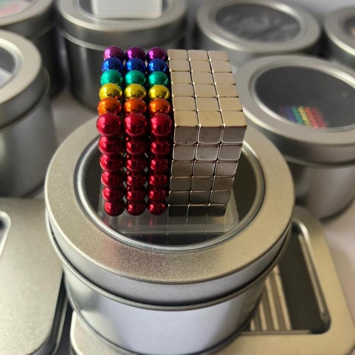 ` Magnet Nikelcube dan bola magnet 5mm