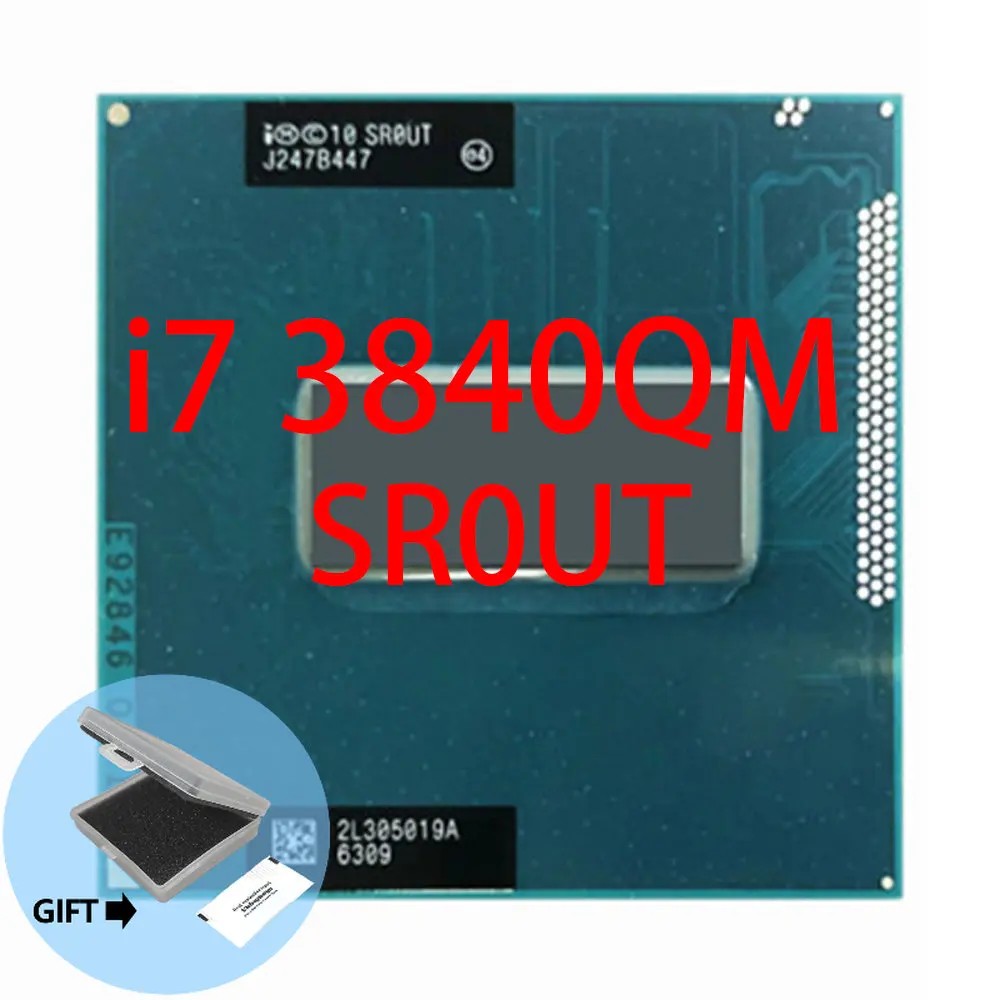 . Original Intel Core I7 3840Qm Sr0Ut Cpu I7-3840Qm Processor -