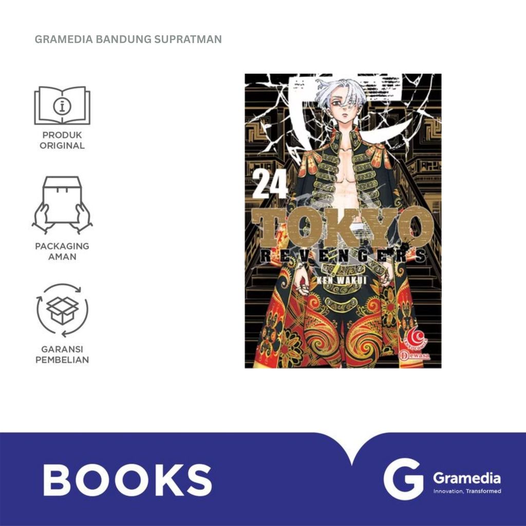 Gramedia Bandung Supratman | Buku Komik Manga LC: TOKYO REVENGERS 24 | Komik Karya KEN WAKUI | Buku 