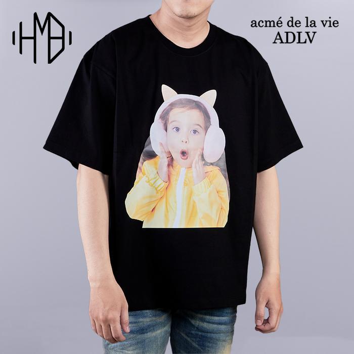 Adlv Acme De La Vie Baby Face Cat Earplug Tee Acmedelavie
