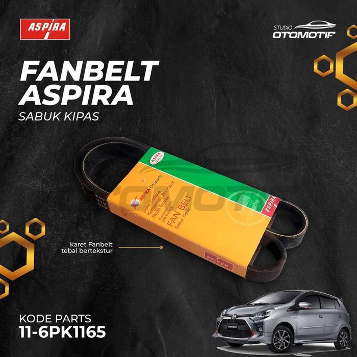 Fanbelt Agya Ayla 1200Cc Bensin Aspira 6Pk1165 Vbelt