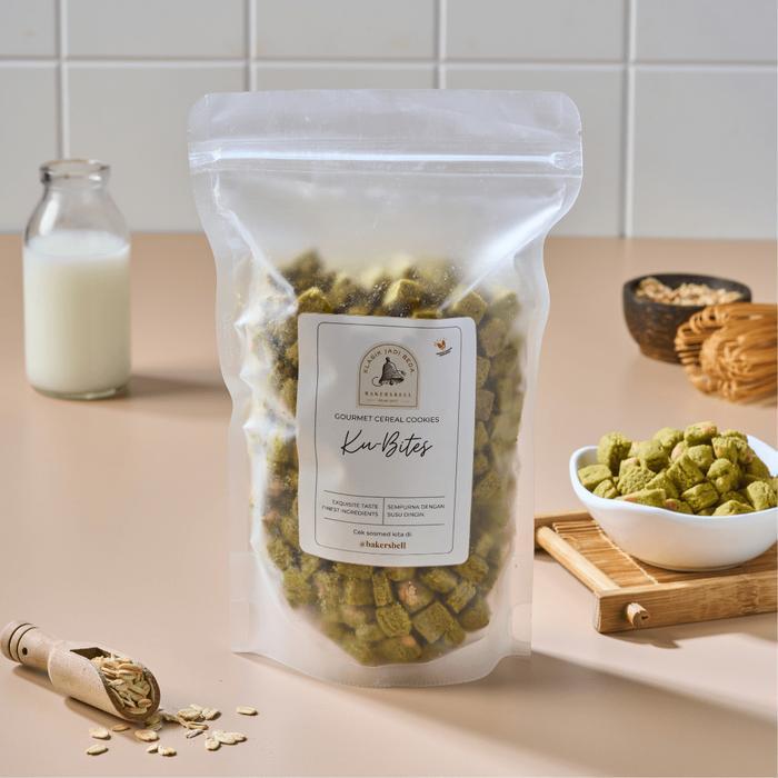 Ku-Bites Gourmet Cereal Cookies by BAKERSBELL - Uji Matcha