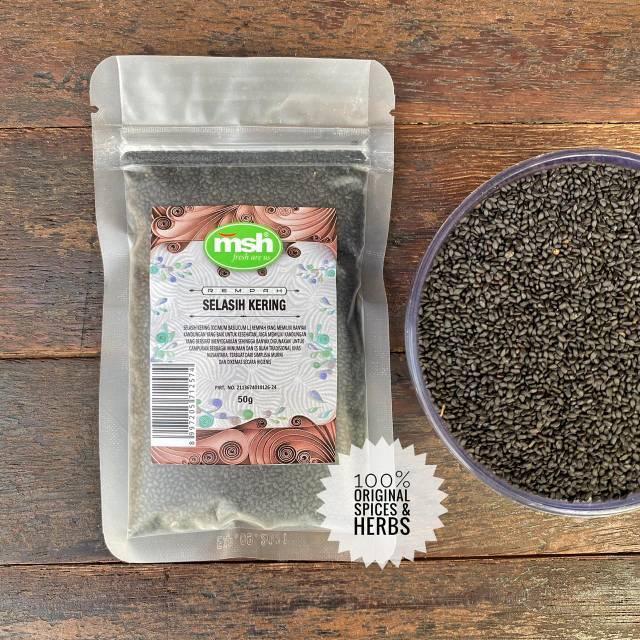 Biji Selasih Kering pack