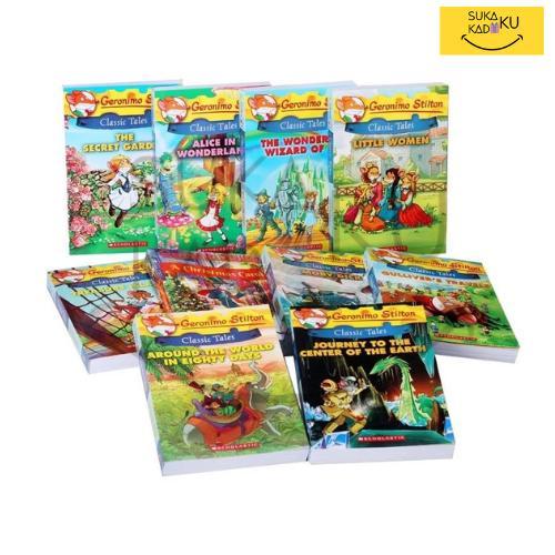 Geronimo Stilton Classic Tales Books Set Buku Anak English Import