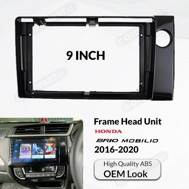 Head Unit Android 9 Inch Paket Frame Brio-Mobilio