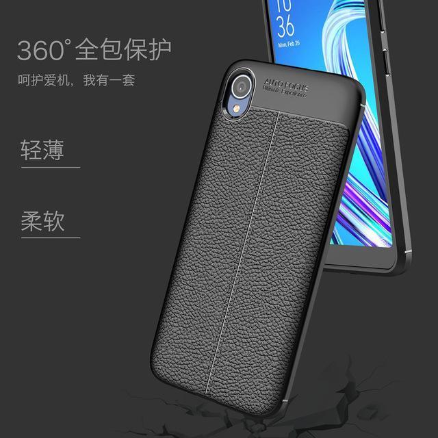 Auto Fokus Zenfone Live L1 Leather Soft Case ZA550KL AUTOFOCUS