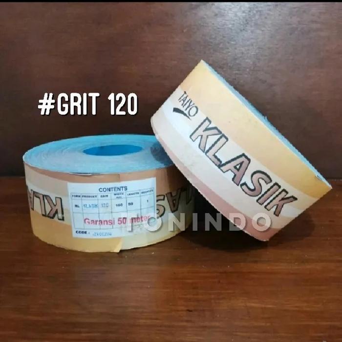 Kertas Gosok Amplas Roll TAIYO Klasik Grit 120