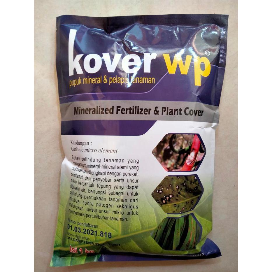Terangbenderangshop Kover Wp 1Kg (Mineral Pelindung Tanaman) Kover Wp Koverwp Coverwp Cover Wp