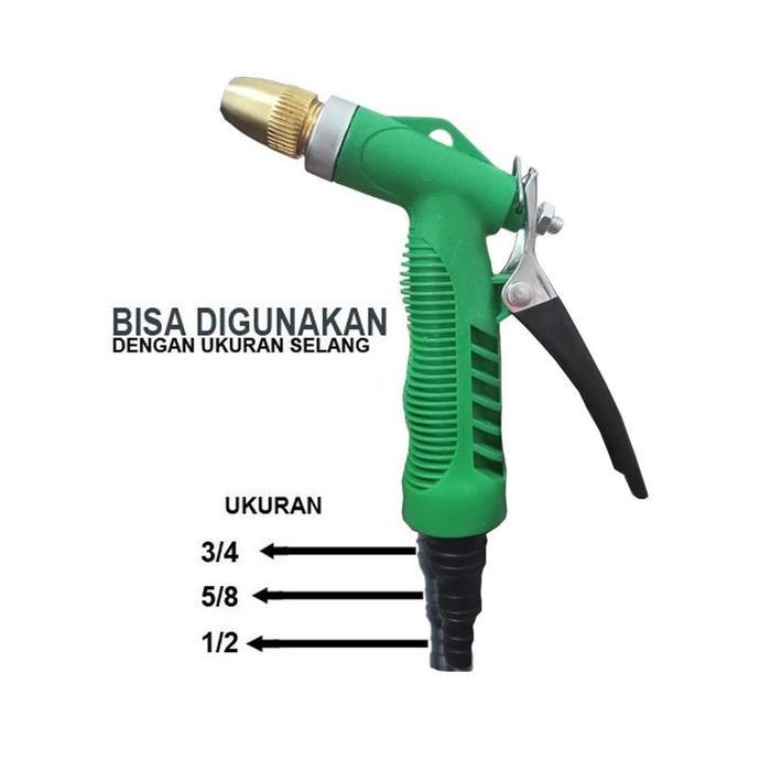 PAKET SELANG AIR SERAT BENANG TRANSPARAN 20-30 METER 1/2, 5/8, 3/4 INCH / SELANG AIR SEPAKET 5 METER