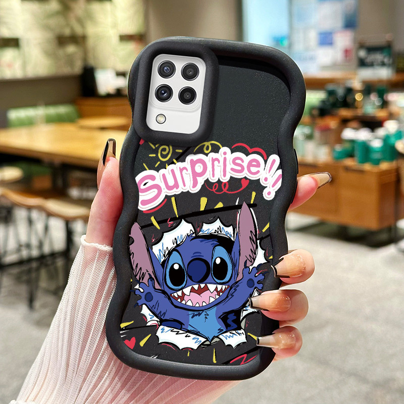 Casing Untuk Samsung A22 M22 M32 Case Casing komik lucu pola HP Cesing lunak Silikon Softcase Macaro