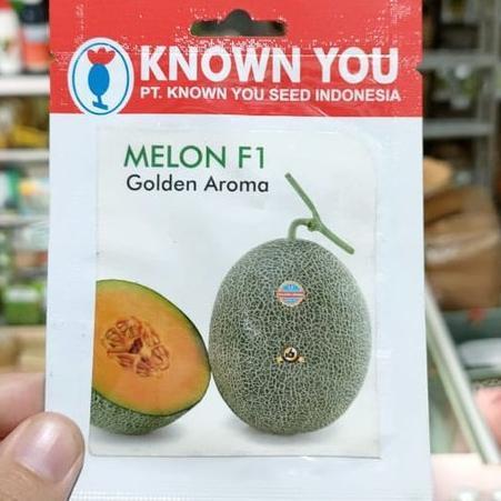 KYS - benih MELON GOLDEN AROMA isi 8 biji - benih melon orange - known