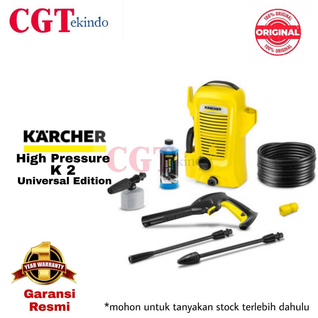 Mesin Cuci Motor atau Mobil / Jet Cleaner 90 Bar / High Pressure Karcher K 2 Universal