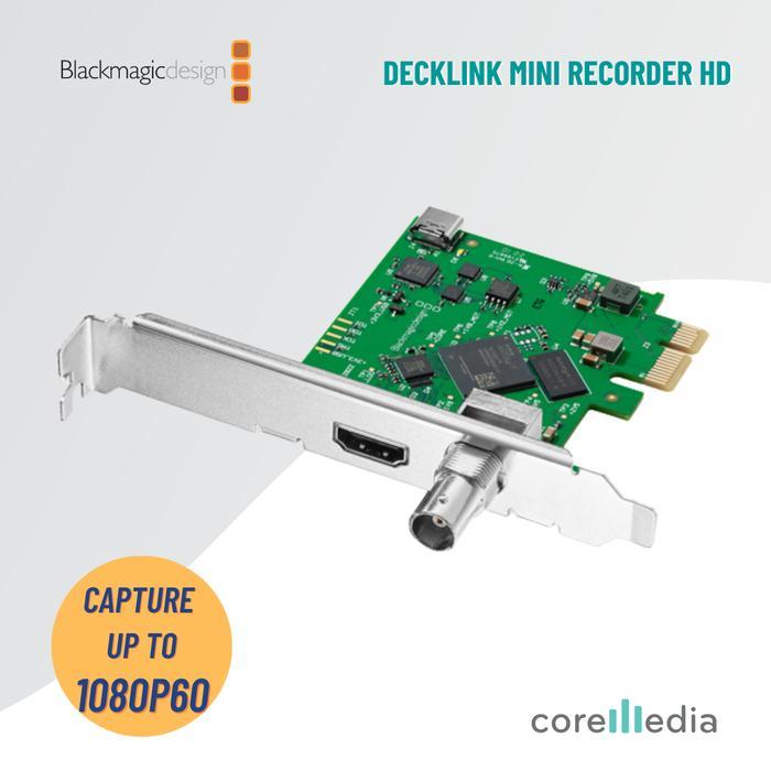 Blackmagic Design Decklink Mini Recorder Hd - Capture Card Sdi / Hdmi