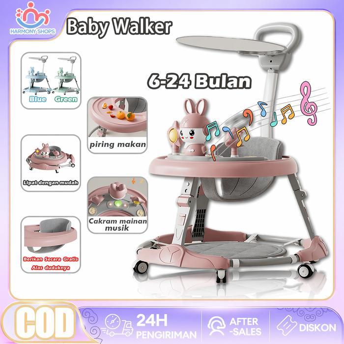 CodBaby Walker Lipat Membantu Bayi Anda Belajar Berjalan Roda Bayi Kereta Bayi Toys Anak-Anak