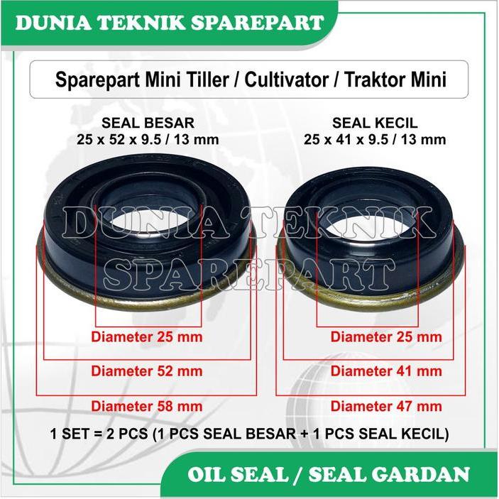 OIL SEAL MINI TILLER / OIL SEAL GARDAN / OIL SEAL CULTIVATOR / OIL SEAL TRAKTOR MINI / OIL SEAL