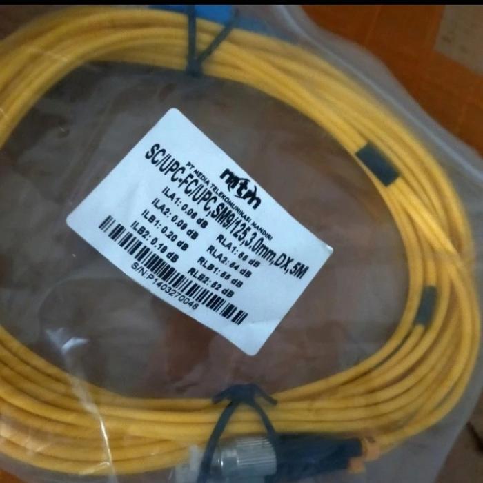 Patch Ord Sc Fc Upc Duplex 5 Meter 3Mm
