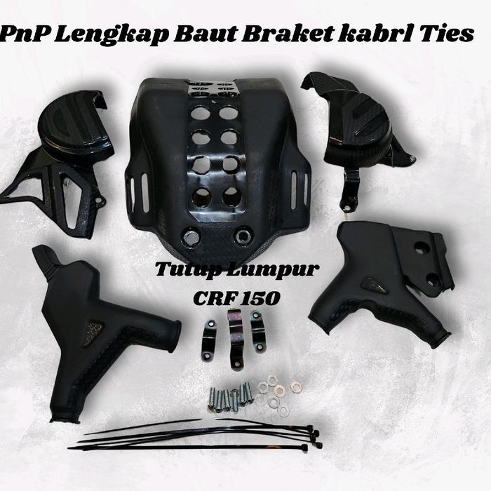 Cover mesin CRF 150l Full Set tutup lumpur crf *