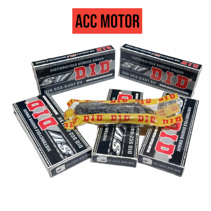 FREE ONGKIR RANTAI KETENG KAMPRAT HONDA TIGER 4 LAPIS 102 MATA DID SCZ0407SV BISA COD