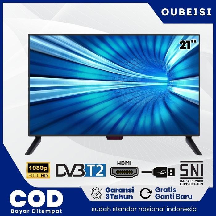 Oubeisi TV LED 24 Inch Ultimate QLED FHD 1080p HDR 10 Dolby Audio Smart Android 24 LED Dengan Garans