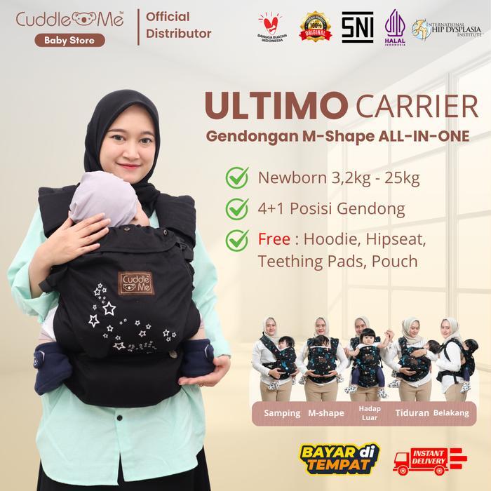DISKON CuddleMe Ultimo Carrier Gendongan Bayi M-shape Hipseat Depan Ergonomis Gendong Strap