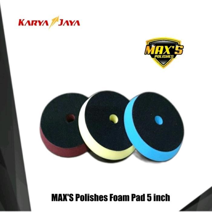 MAX'S POLISHES FOAM PAD 5 INCH - FINE RESTOCK