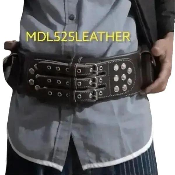 Sabuk Jawara Belt - Ikat Pinggang Pria Kulit Asli Model 3 Ring Gesper Warna Coklat Hitam Tan