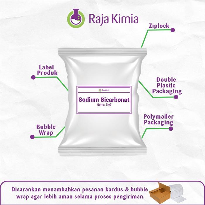 "New" BAKING SODA / SODA KUE / SODIUM BICARBONATE- HALAL - 1 KG EX. NOVABAY