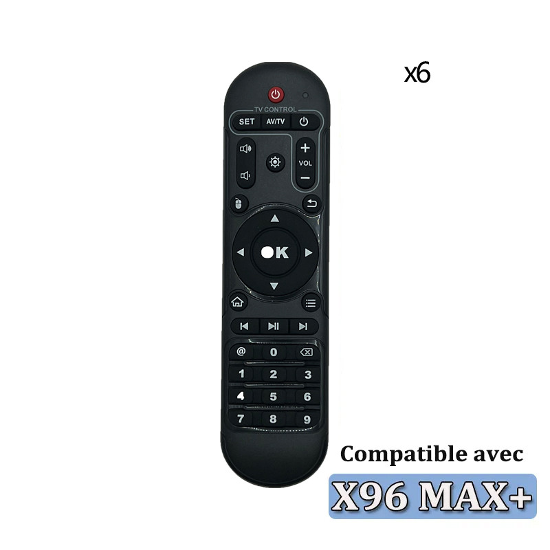 6PCS REMOTE CONTROL KTT MAX For X96MAX PLUS ANDROID BOX