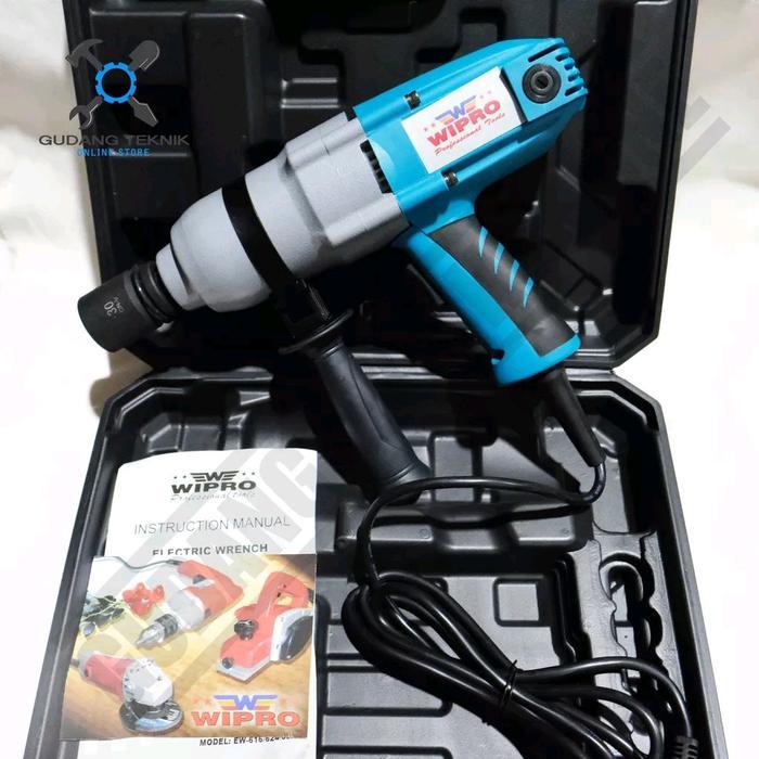 Wipro EW-624 Impact Wrench Listrik 3/4" Mesin Alat Buka Baut Electric Impact Wrench