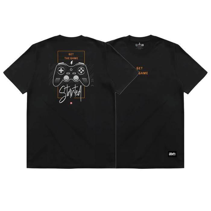 PROMO RADEN SKYGO T-SHIRT GET THE GAME R023 JET BLACK