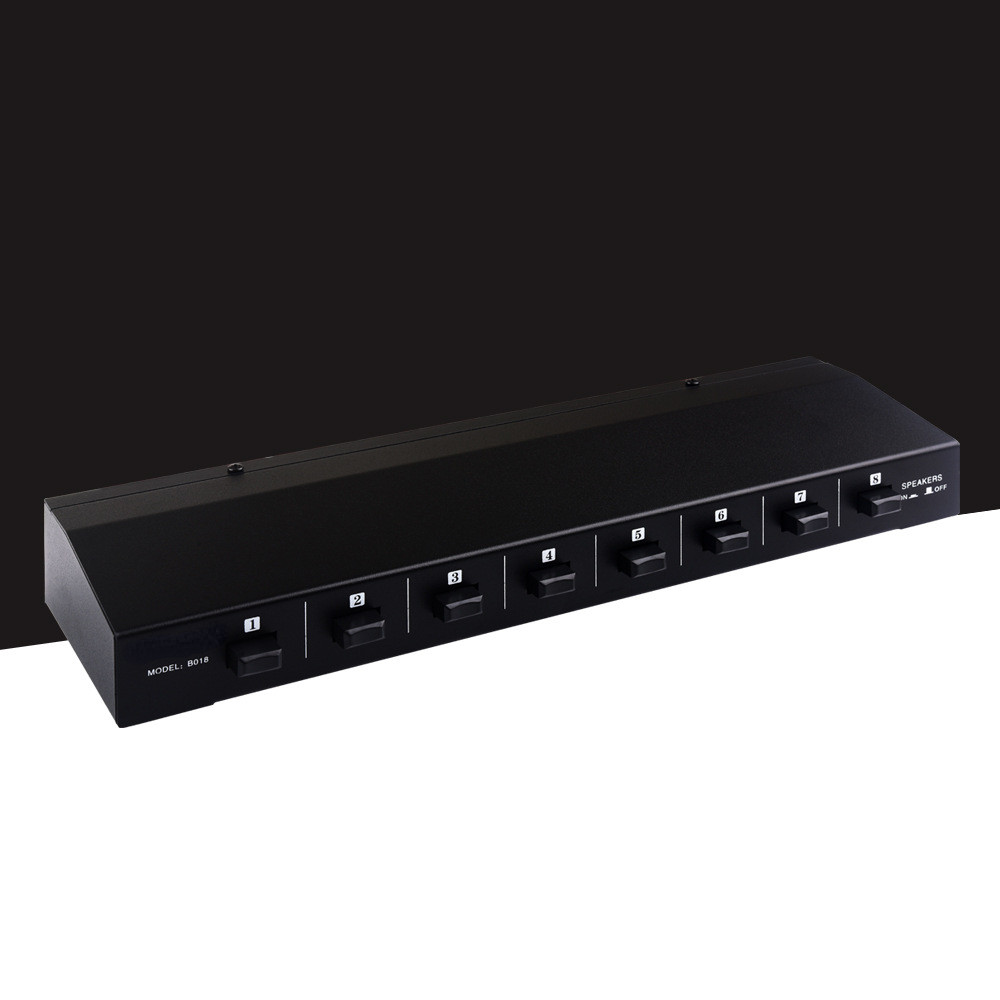 . 1 Input And 8 Output Passive Amplifier Speaker Switcher Speaker -