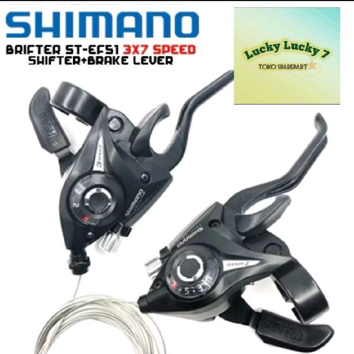 Brake Shifter Shimano Ef51 3X7 Speed Handle Shifter Shimano 7 Speed