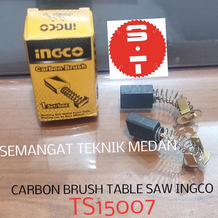 storejayabaru SPAREPART CARBON BRUSH MESIN TABLE SAW TABLESAW INGCO 10" TS15007