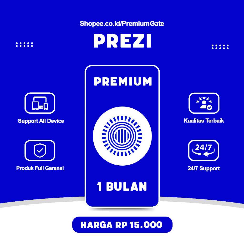 Prezi Premium 1 Bulan - Presentasi Profesional