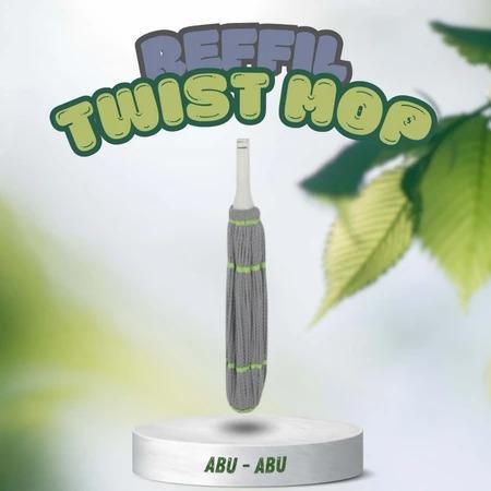 NEW - TERLARIS REFFIL/KAIN TWIST MOP OTOMATIS PEL PUTAR SERBAGUNA, PEL LANTAI KANTOR , RUMAH HOTEL