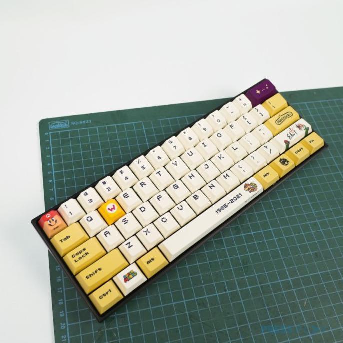 PBT Dye Sub Mario Bowser 110 Keycaps/Key Caps Profile 2021 ver