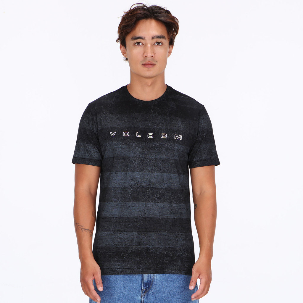 VOLCOM - MCT GONZO SHORT SLEEVE TEE BLACK