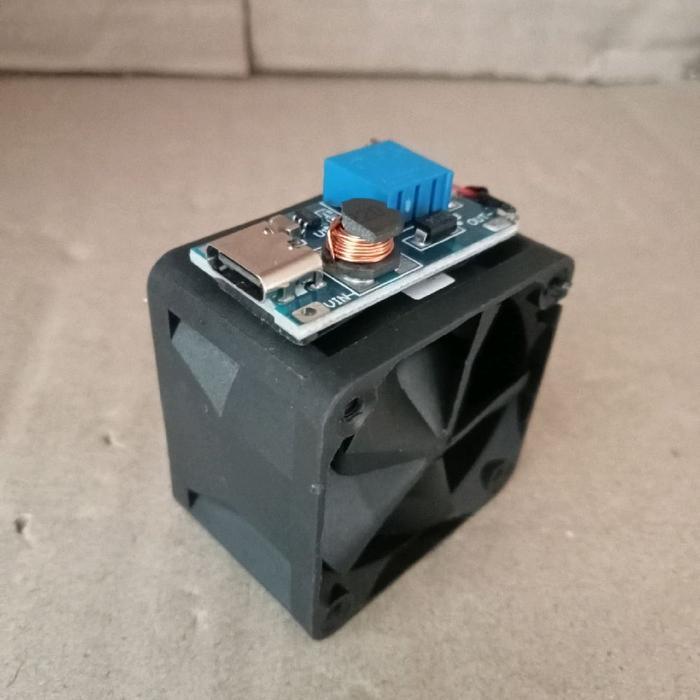 KIPAS MINI 12000RPM USB TYPE C 4CM FAN HIGH SPEED