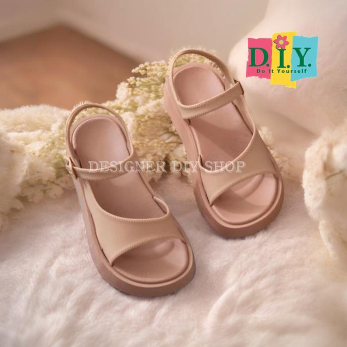 Promo Sandal Gunung Wanita Elegan Slop Tali Jelly Empuk Karet Original