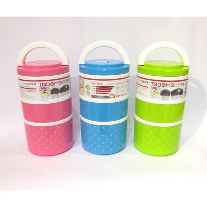 Promo Rantang 2 Susun - Tedemei 6525 - Anti Tumpah